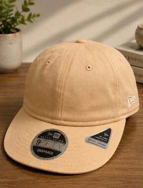 New Era 9FIFTY Retro Crown Relaxed Heritage Fit Snapback Cap - Khaki